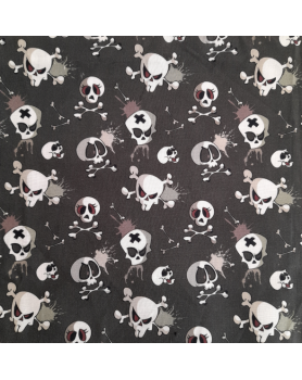 Tissu "Tête de Mort"
