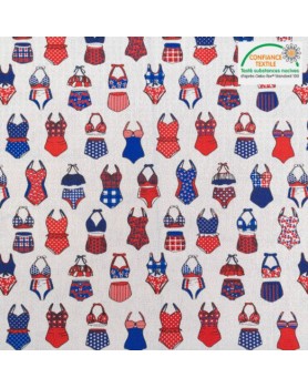 Tissu Motifs Maillots