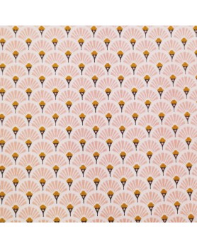 Tissu Eventails Roses